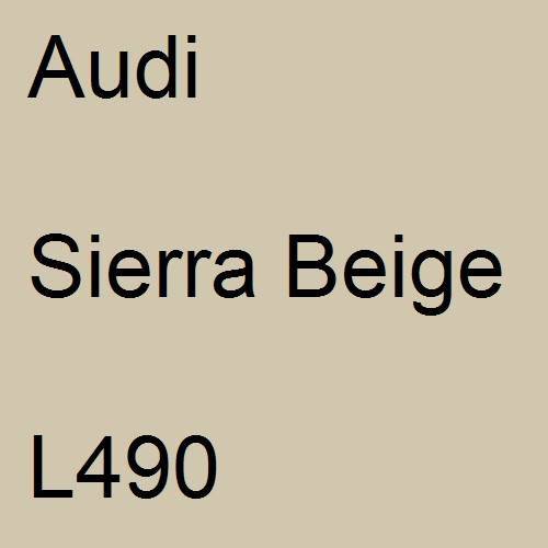 Audi, Sierra Beige, L490.